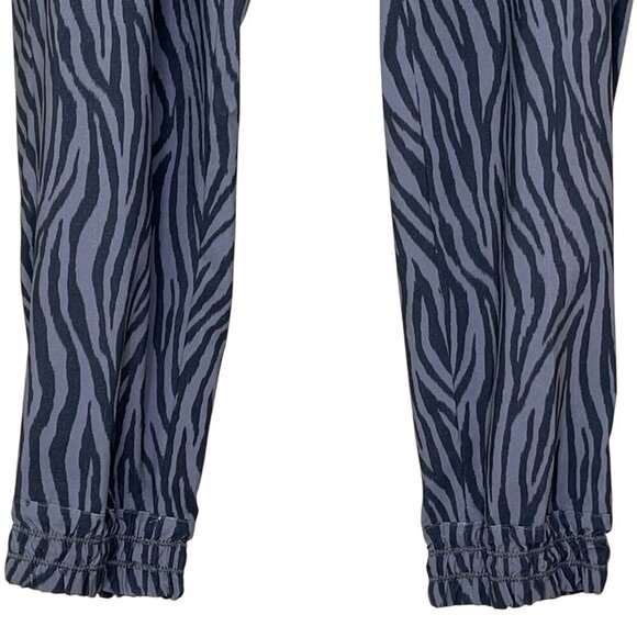 Tommy Bahama IslandZone Alicia Zebra Joggers Gray Black Women’s M Travel Pants - Picture 10 of 15